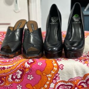 Ladies shoes, some barely worn, some never worn. Very reasonable price.